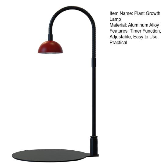 Micro Landscape Plant Growth Lamp with Timmer Height Adjustable Flicker Free Sunlight-like Spectrum