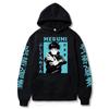 2025 Jujutsu Kaisen Megumi Anime Graphic Hoodies Vintage Oversized Hooded Hip Hop Long Sleeves Cotton Hoodie Men Women Clothes