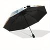 101 Dalmatians Automatic Open/CloseCartoon Umbrella-CuteUmbrella with Cute Design, Portable 3-Fold Compact Umbrella for Men & Women, Valenti
