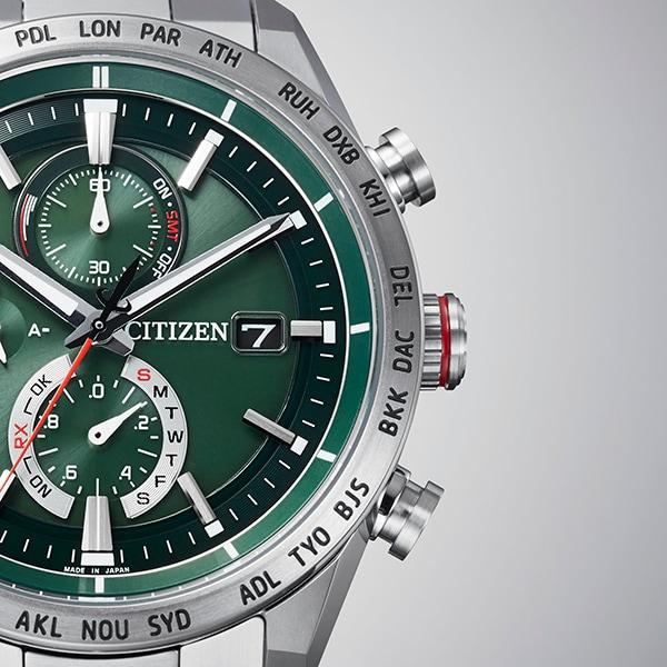 Citizen AT8181-63W ( Watch ATTESA ACT Line Eco-Drive radio-controlled Direct Flight) Round Watch