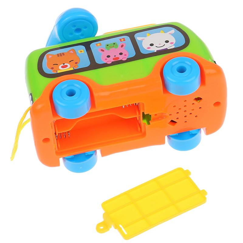 Baby Toys Music Cartoon Bus Phone Educational Developmental Kids Toy Gift Children Early Learning Exercise Baby Kids Game