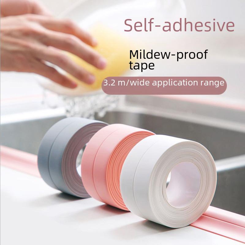 Anti-static Antibacterial Fluorescent Kitchen Wall Corner Seal Sticker Pvc Tape