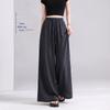 Demana Women's Linen Blend Loose Wide-Leg Pants