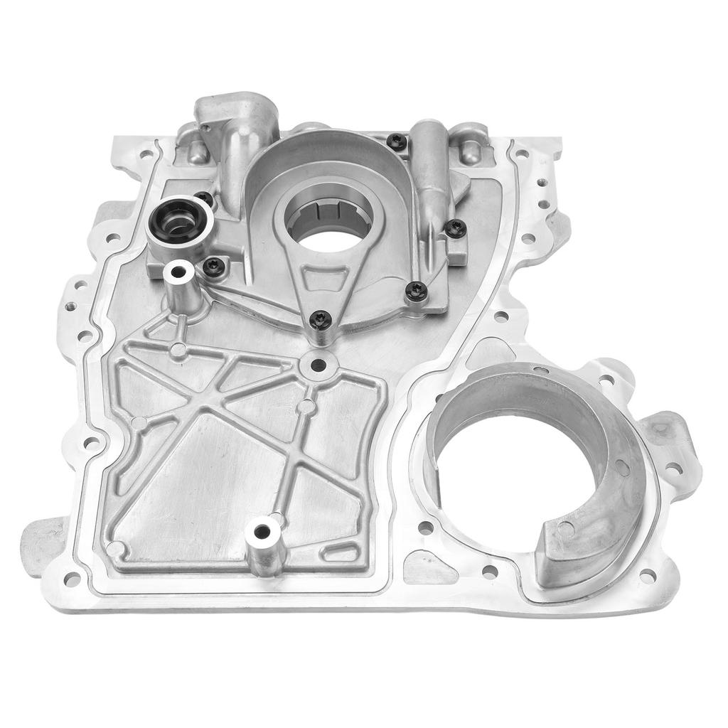 Engine Timing Chain Cover with Oil Pump 12628565 Friction Reduction Efficient Wear Resistant Rugged Replacement for