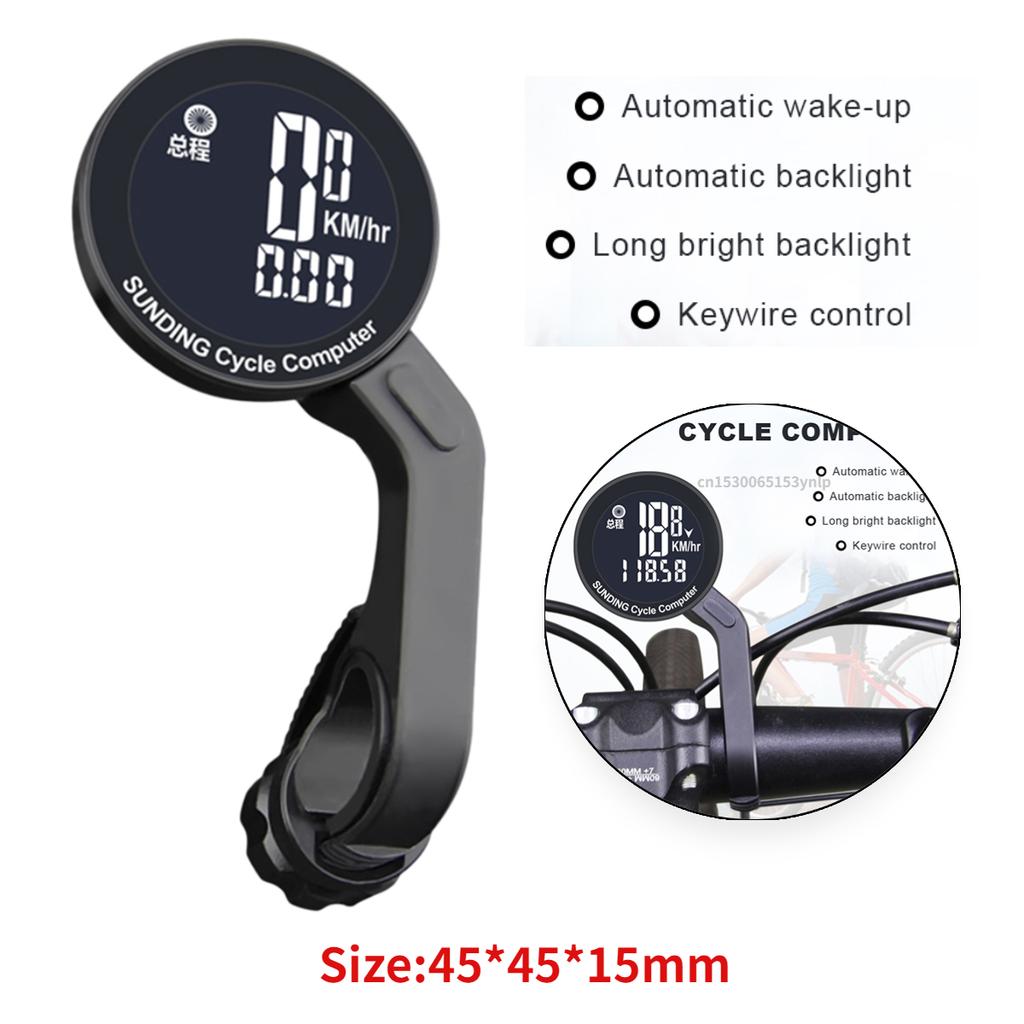 Wired/Wireless Bike Computer Waterproof Wired Bicycle Odometer Speedometer LCD Screen Cycling Stopwatch MTB Road Bike Accessorie