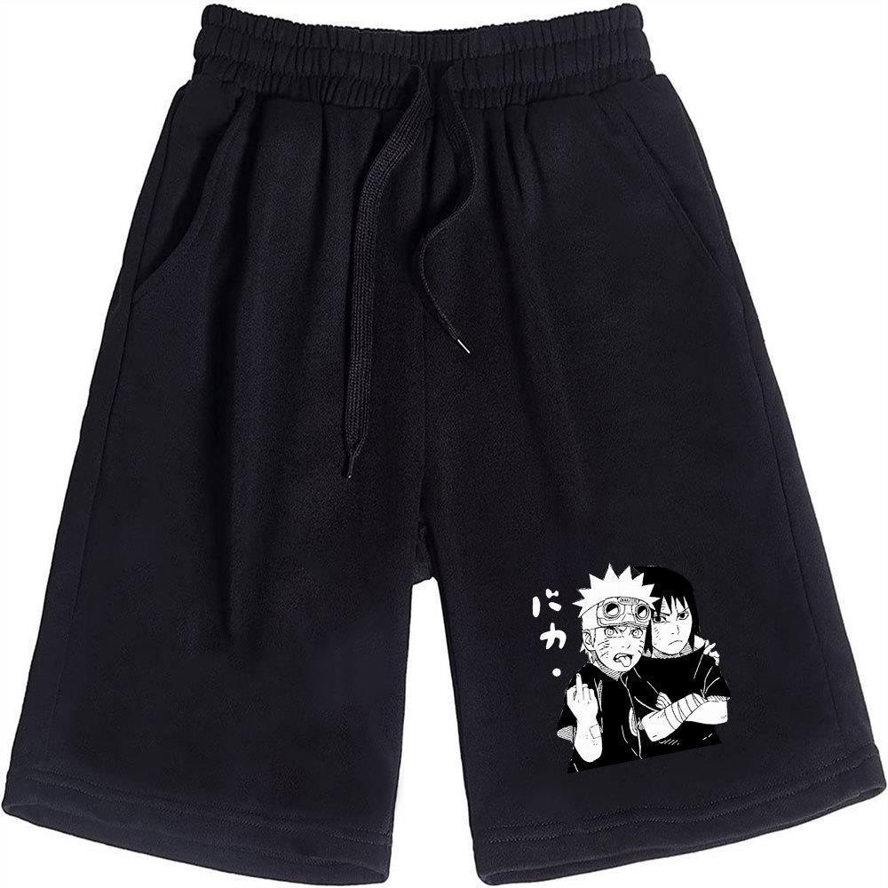 Summer Casual Shorts, Men's and Women's Loose Micro-elastic Printed Sports Five-point Pants