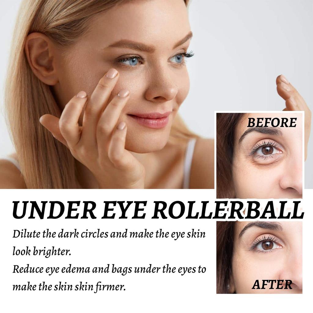 Time Eraser Oil, Time Eraser RollOn Castor Oil, Eye RollOn Oil, Eye Area Oil, Reduce Puffy Eye Bags (1 Pc),8ML