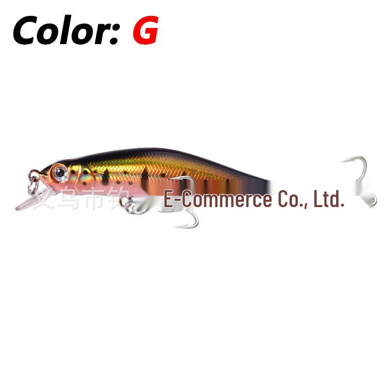 Suspended Slow-Sinking 9cm/9g Minnow Lure with Magnetic Long-Cast System Bio-Mimetic Hard Bait