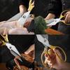 Stainless Steel Kitchen Scissors Professional Poultry Shears for Bone Meat Chicken Vegetables Scissors Multipurpose BBQ Scissors