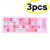 1/3 Sheets Universal Computer Notebook Decals Keyboard Stickers For Korean Japanese Keyboard Replacement Diy Accessories