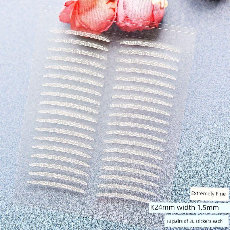 

Matte Double Eyelid Stickers Plain Flesh Color Mesh Bag Slender Model inside Double Swollen Eye Bubble Beauty Eye Pad Eye Makeup Tools Very fine 10 360 stickers