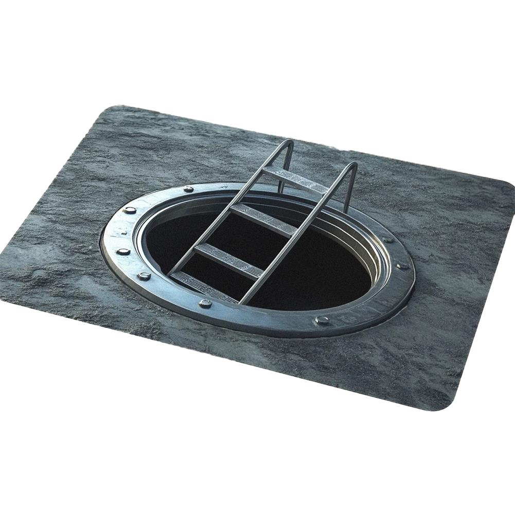 

3D Visual Illusion Door Mat High Quality Polyester Realistic Broken Wood Grain Anti Slip Floor Mat Indoor Outdoor Car Home Decor