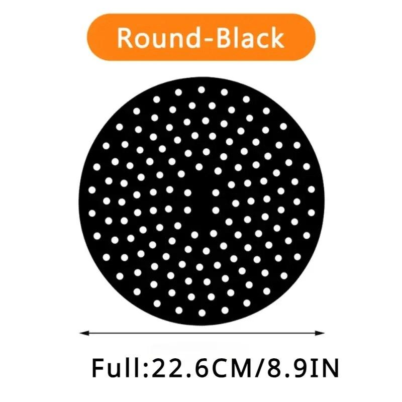 Teglie Universali Forno E Microonde Set 4 Teglie In Silicone Per Friggitrice Ad Aria - 20cm, Rotonde, Riutilizzabili, Universali Contenitori Friggitrice Ad Aria Silicone