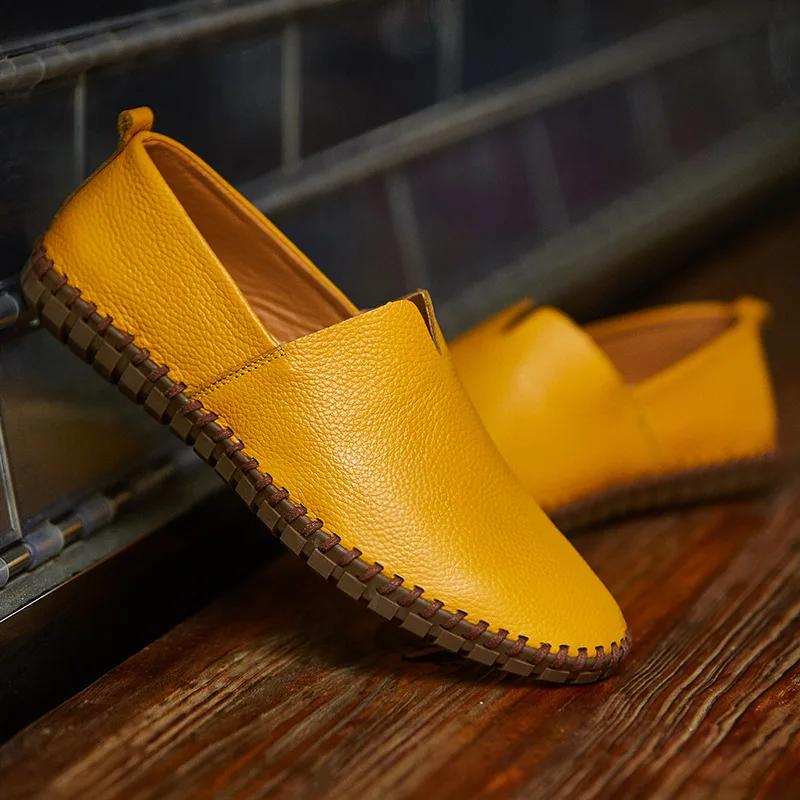 Fashion Plus Size Men Shoes Handmade Casual Loafers 38-50 Casual Shoes New Summer Pu Loafers Men Zapatos De Hombre