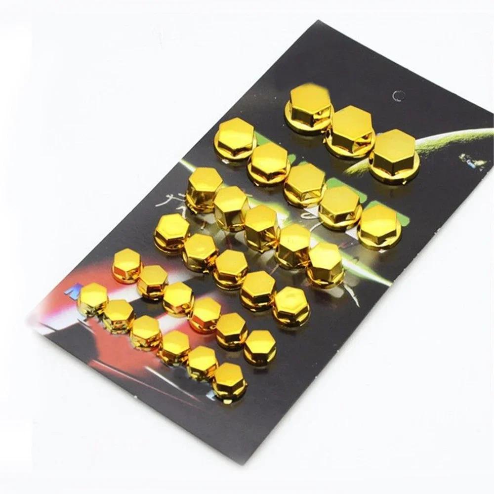 30 ks Krytky šroubů a matic pro motocykl Dekorativní plastové šrouby Motocyklové příslušenství pro Yamaha Kawasaki Honda Suzuki