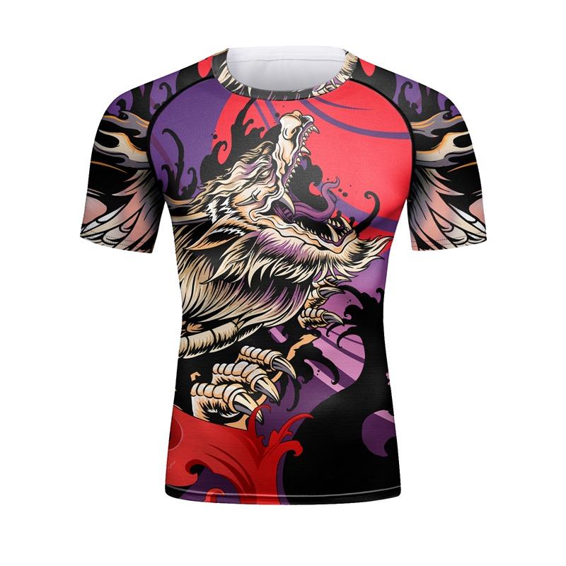 Trendy Japanese Anime Graphic T Shirts For Men Fashion Summer Streetwear 3D Printed Gym T-shirts