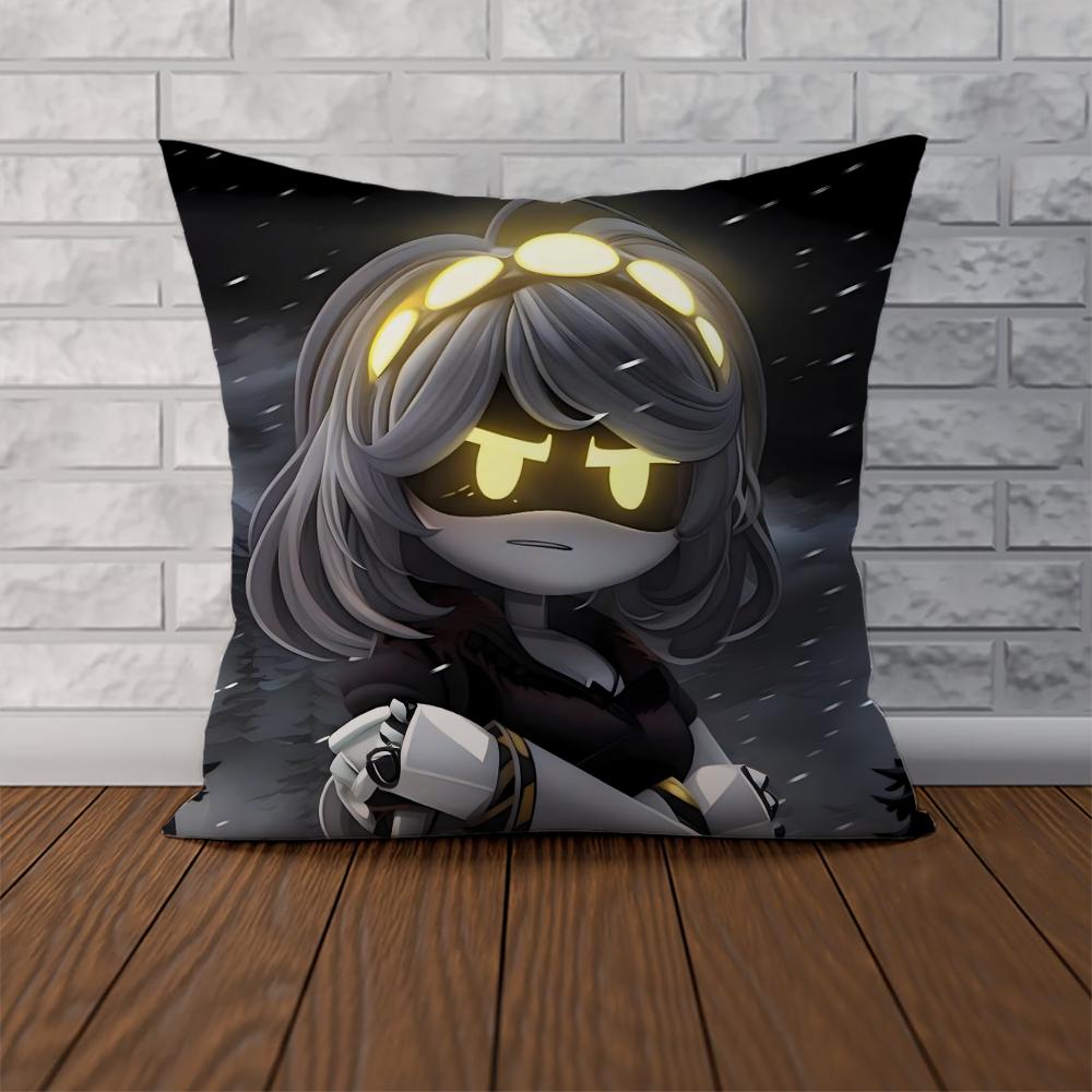 Anime MMurder Drones Pillow Case For Car Sofa Decorative Home Doublesided Print Plush Square Throw Pillow Cushion Cover