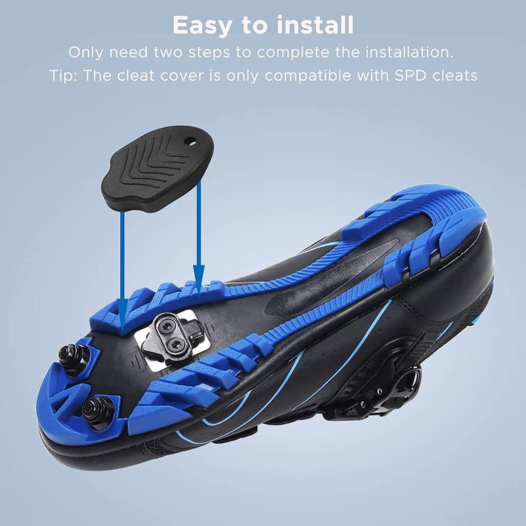 Gaetooely Gto SPD Cleat Compatible with SPD Bike Cleat 1 Pair Covers, -51 Cleats, Durable, Covers,