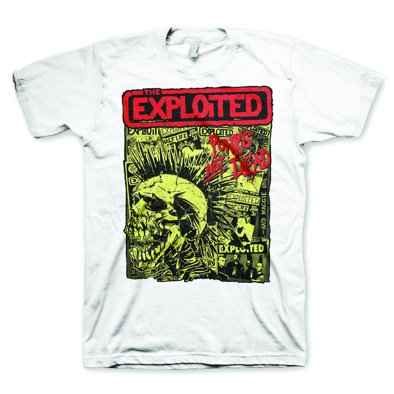 

The Exploited Punks Not Dead Classic T-Shirt Mens Womens Tees Top 3XL