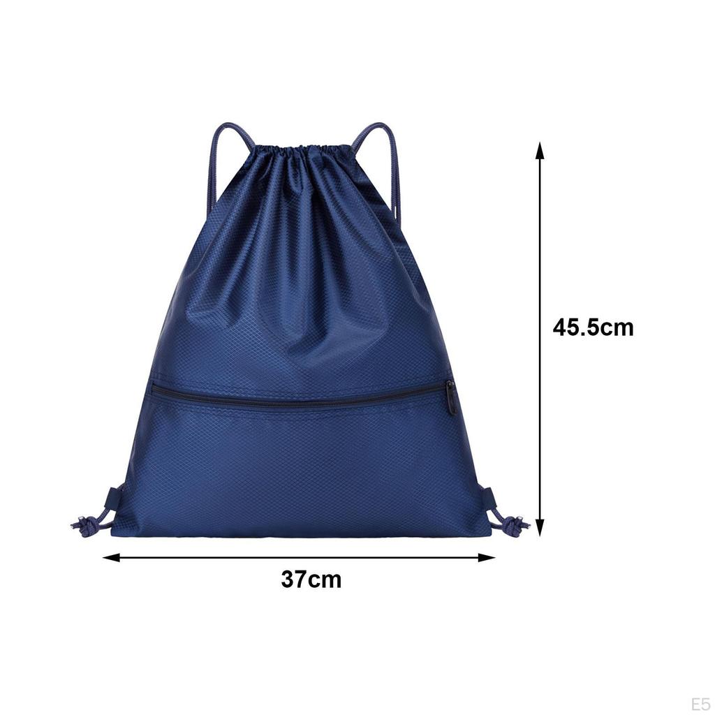Drawstring Backpack Daypack Practical Women Men Portable Knapsacks Rucksack for Gym Climbing Trips