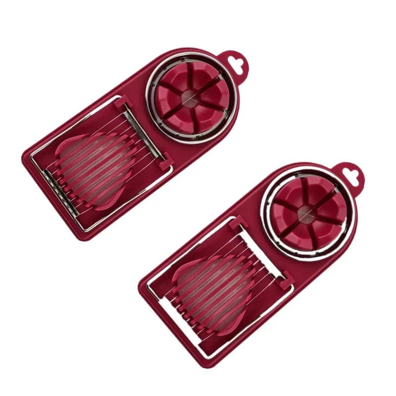 Multifunctional Egg Cutter Stainless Steel Egg Slicer Sectioner Cutter Mold Flower-Shape Luncheon Meat  Kitchen Tools Cooking