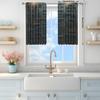 2pcs Gun Wall Printed Curtain for Home Decor - Rod Pocket Window Treatment for Bedroom, Office, Kitchen, Living Room, and Study
