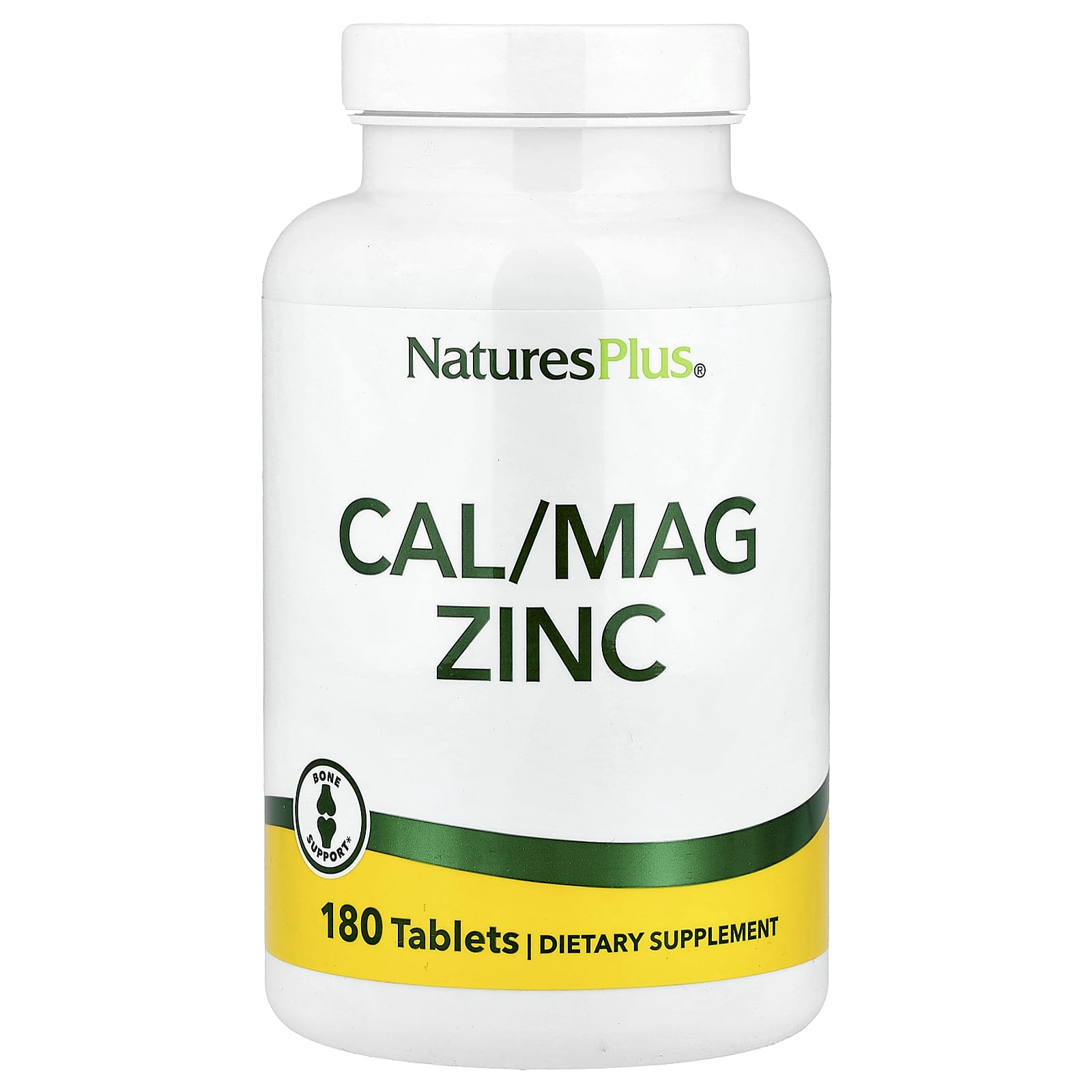 

Calcium/Magnesium Zinc, 180 Tablets