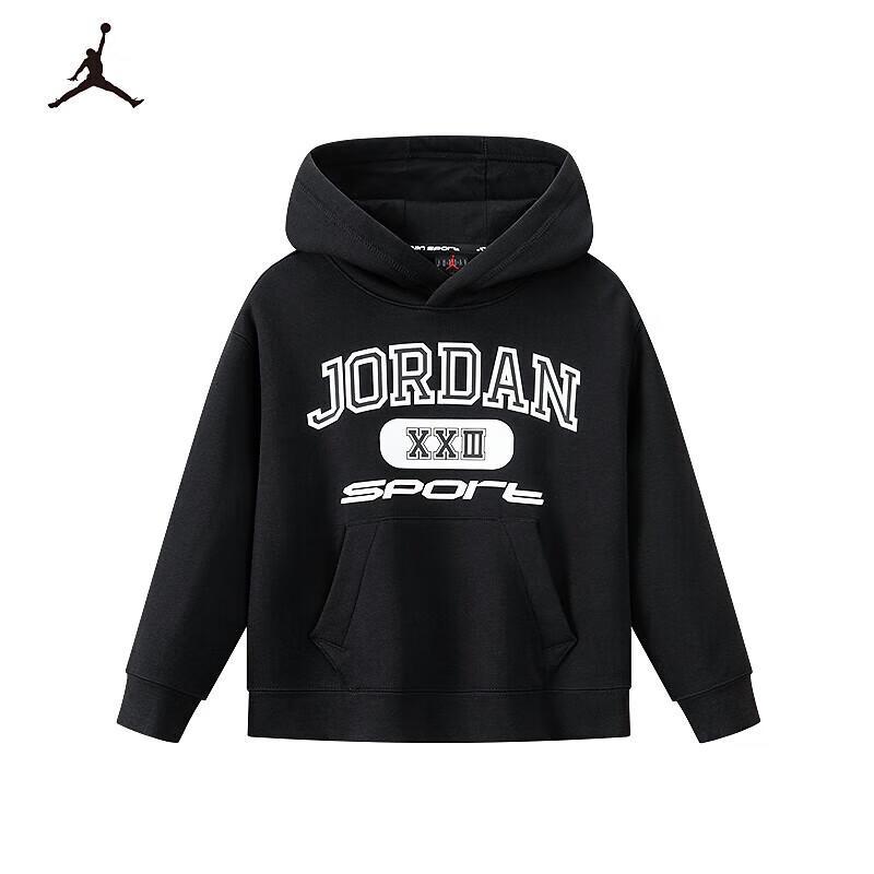 Флисовая толстовка Jordan для молодежи S чёрный