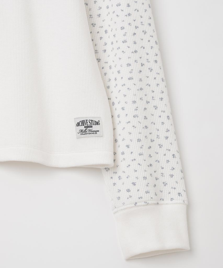 MILLO WOMEN Floral Loose T-Shirt [Ivory]