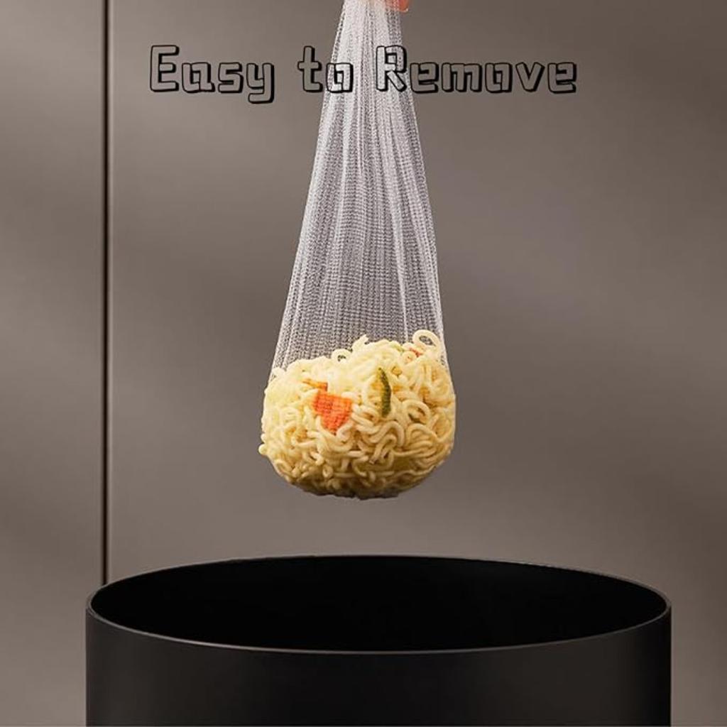Sink Drainer Suction Cup Sink Strainer Reusable Sink Drain Strainer for Kitchen Food Waste with 50 Pcs Disposable Mesh Bags Foldable Multifunctional