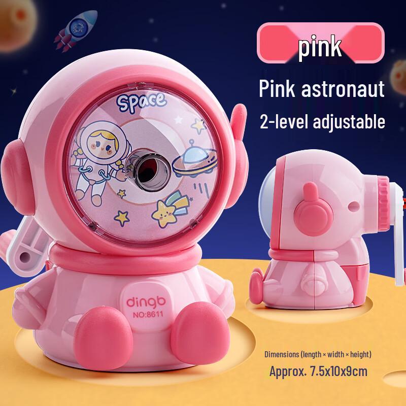 Cartoon Astronaut Manual Pencil Sharpener