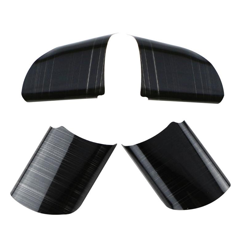 FOAL BURNING 4 teile/satz Edelstahl Auto Lenkrad Dekoration Abdeckung Trim Auto Styling Für Ford Focus 2 MK2