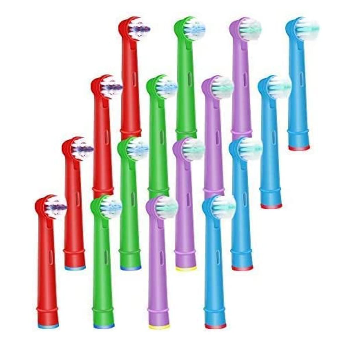 

WyFun Braun Compatible Electric Toothbrush for Clean Oral-B Kids, EB10, Kids, Soft, 16-Count