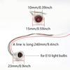 for Small Bulb Teaching Instrument Lighting Accessories E10 Lamp Holder E10 Lamp Base Light Adapter