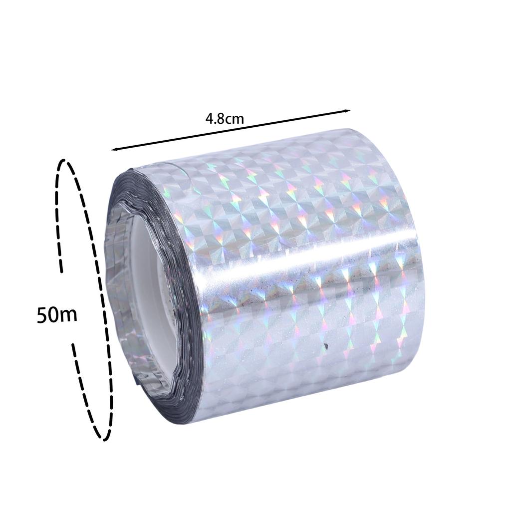 Bird Repellent Scare Tape  Double-sided Laser Pest Control Scarer Birds Repeller Flashing Anti Ribbon Pigeons Crow Keep Away