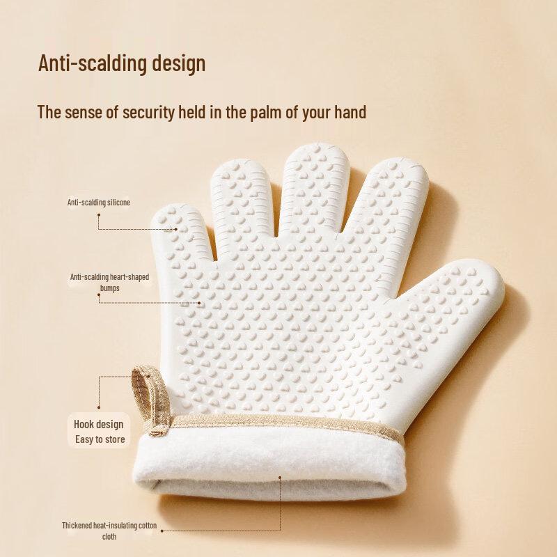 ZISIZ Heat Resistant Kitchen Oven Glove