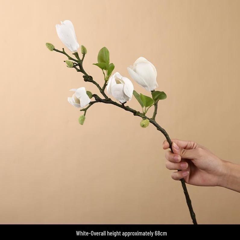 Высококачественные искусственные цветы магнолии в китайском стиле для домашнего декора