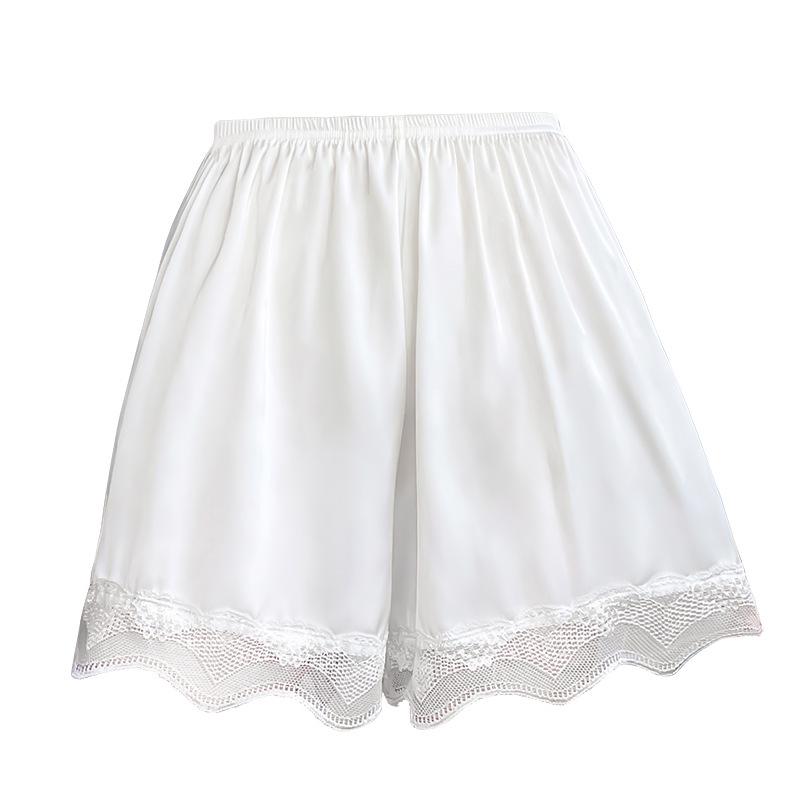 Women's Summer Ice Silk Lace Safety Shorts & Base Layer Pants