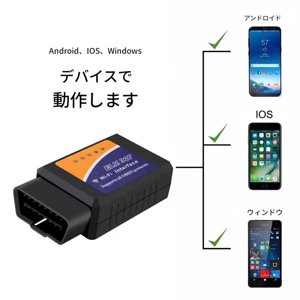zmart ELM327 V1.5 OBD2 wifi self-diagnosis dongle iOS iphone auto