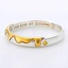 THE KISS Size 11 Winnie the Cubic Zirconia Silver Ring DI-SR703CB [Disney Collection] Pooh/Honey