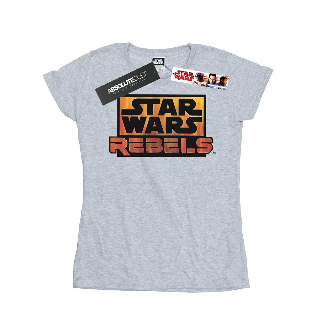 Star Wars Womens/Ladies Rebels Logo Cotton T-Shirt