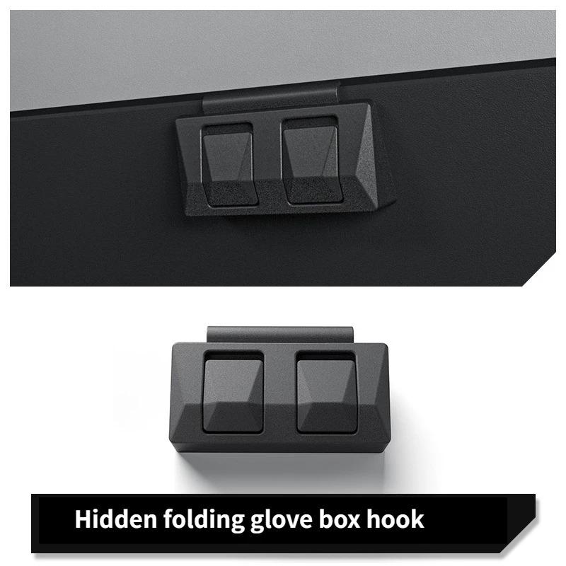 ABS Glove Box Hook for Tesla Cybertruck 2024-2025 Interior Decoration Multi-Purpose Car Hook Vehicle Modification Accessories