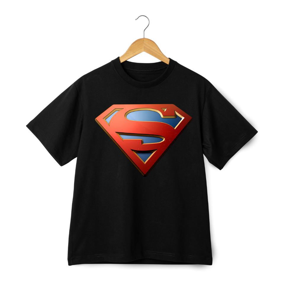 

DC Superman Custom Graphic T-Shirt – Unisex Tee Red Blue Iconic Shield M