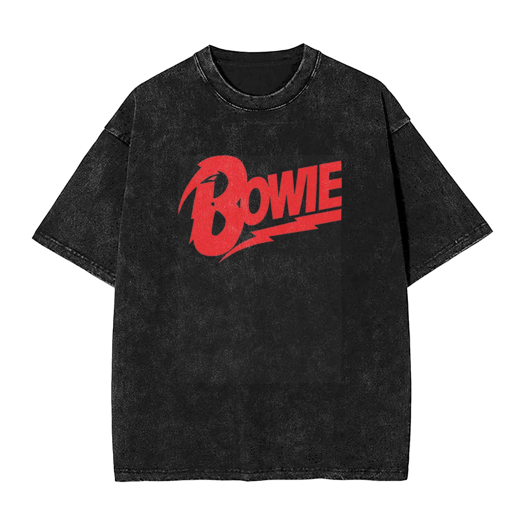 Poweide Series Men s Washed Printed T-shirts Fashionable Men s Pattern T-shirts S
