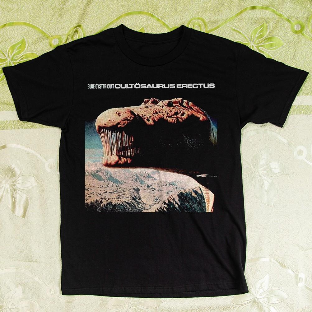 Blue Oyster Cult Cultosaurus Erectus Classic Album Black T-shirt Size S-5XL L