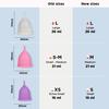 Wiederverwendbare Menstruationstasse für Frauen, kleine Größe mit Beutel, ultraweich, geruchs- und hautausschlagsfrei, 100 % medizinisches Silikon