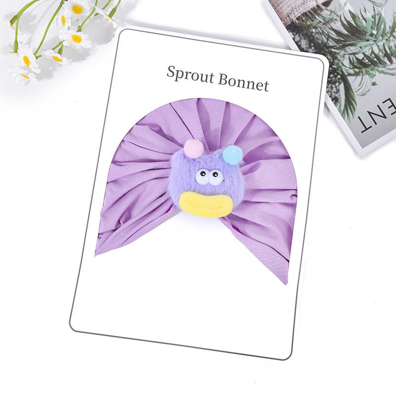 

Осенний хлопковый комплект: шапка с мультяшным рисунком и носки для новорожденных - Унисекс