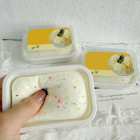 Yousheng Ice Cream Cake Squeeze Toy, Slow Rising Ice Cream Cake Stress Relief Toy, Simulation Dessert Food Pinch Toy for