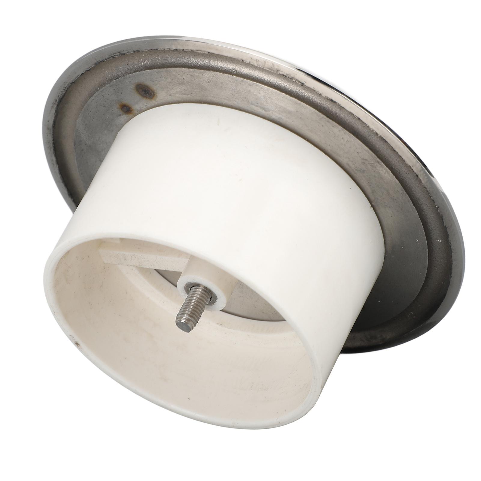 Pool Floor Main Drain, 4 Inch 304 Stainless Steel Swimming Pool Over Outlet Drain, Suitable for Swimming Pool Hot Spring Spa