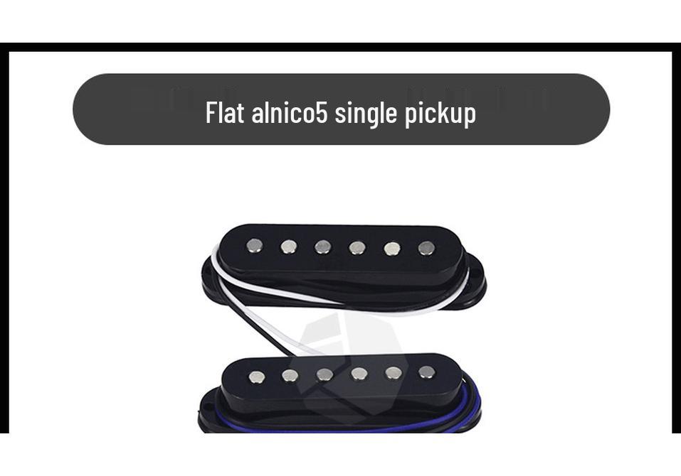 Single-Coil Pickup Electric Guitar Alnico 5 Flat-Pole Accessory